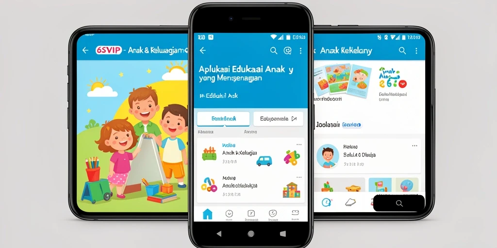Antarmuka interaktif 6SVIP untuk Edukasi Anak yang menarik.